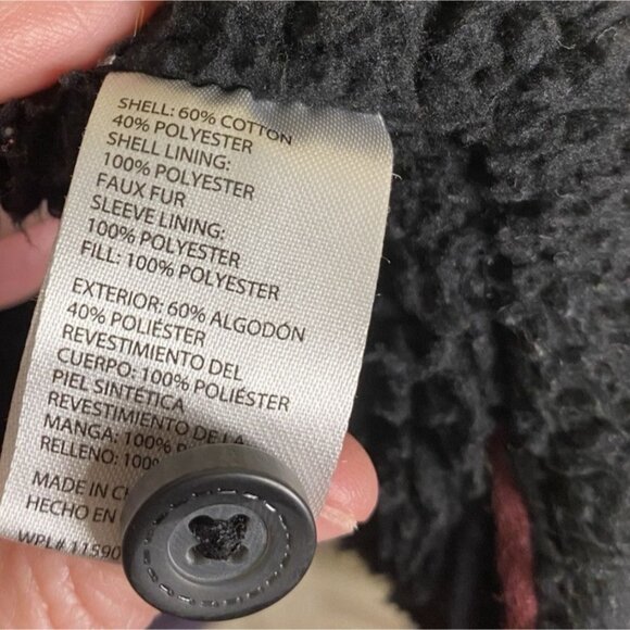 Weatherproof Men's XL Shirt Jacket Shacket Sherpa Fleece Lined Blue Red Plaid - Picture 6 of 8